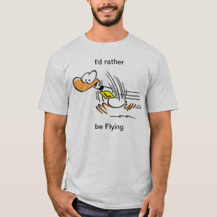 T-shirt Chemise drôle de vol de canard de tintement