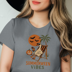 T-shirt Chemise drôle d'été pour femmes Vibes Goose