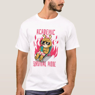 T-shirt Chemise drôle d'étudiant Mode de survie académique