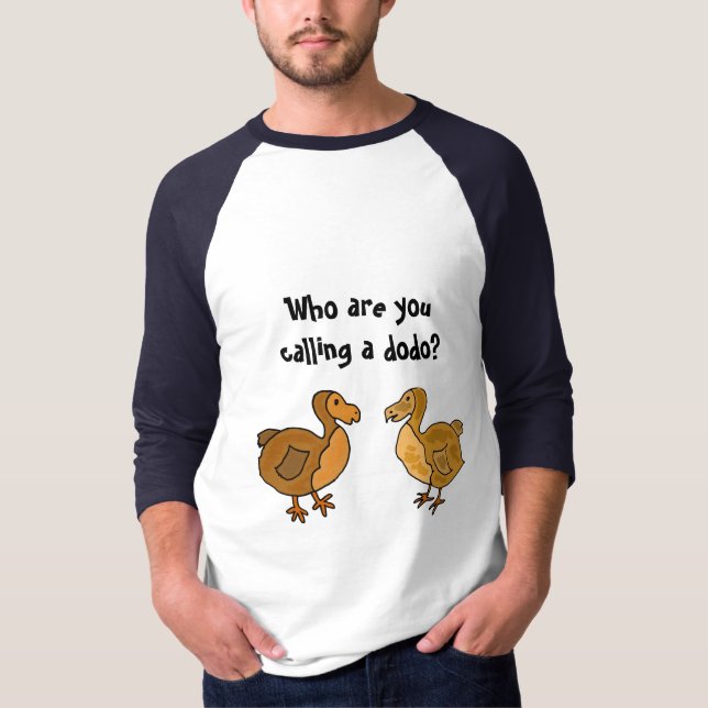 T-shirt Chemise drôle d'oiseau de dronte de (Devant)