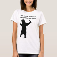 Chemise drôle d'ours qui chante
