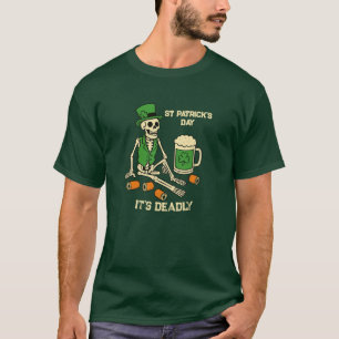 T-shirt Chemise drôle pour la Saint-Patrick pour hommes