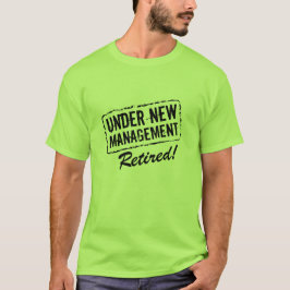 T-shirt Chemise drôle pour l'homme retiré | sous la