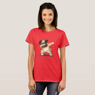 T-shirt Chemise drôle tamponnante de carlin