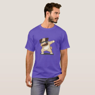 T-shirt Chemise drôle tamponnante de carlin