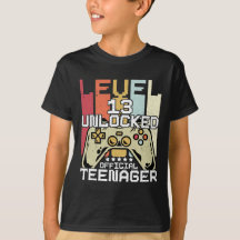 Chemise du 13e anniversaire. Niveau 13 déverrouill