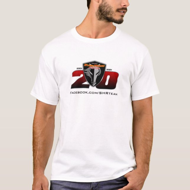 T-shirt Chemise du 20e anniversaire du SHR (Devant)