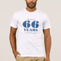 Chemise du 66e anniversaire | Numéro d'année perso