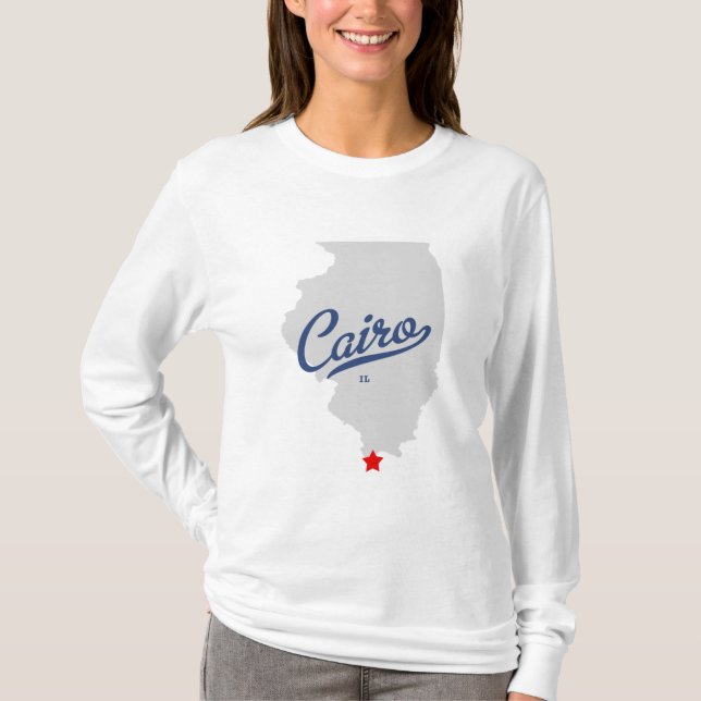 T-shirt Chemise du Caire l'Illinois IL (Devant)