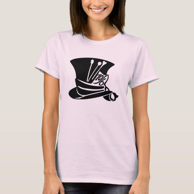 T-shirt Chemise du casquette du chapelier fou (Devant)