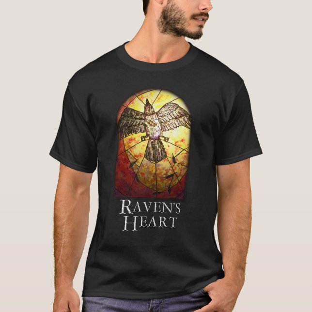 T-shirt Chemise du coeur de Raven (Devant)