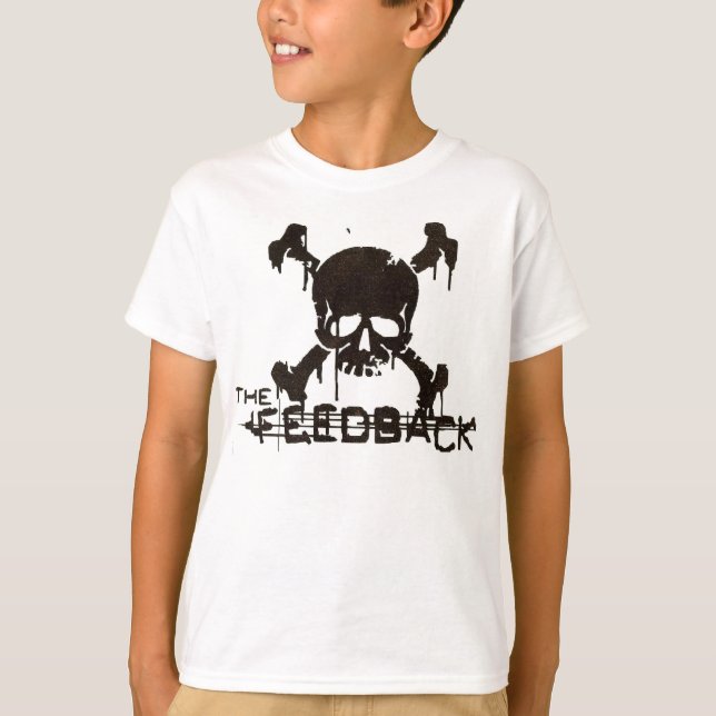 T-shirt Chemise du crâne TFB d'enfants (Devant)