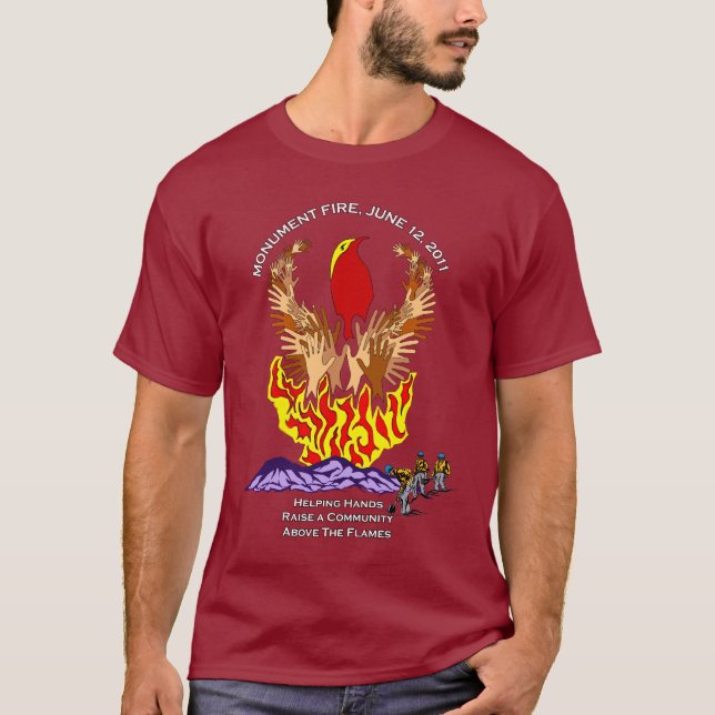 T-shirt Chemise du feu de monument (Devant)