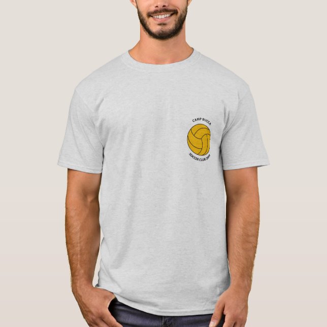 T-shirt Chemise du football de camo de Camp Bucca (Devant)