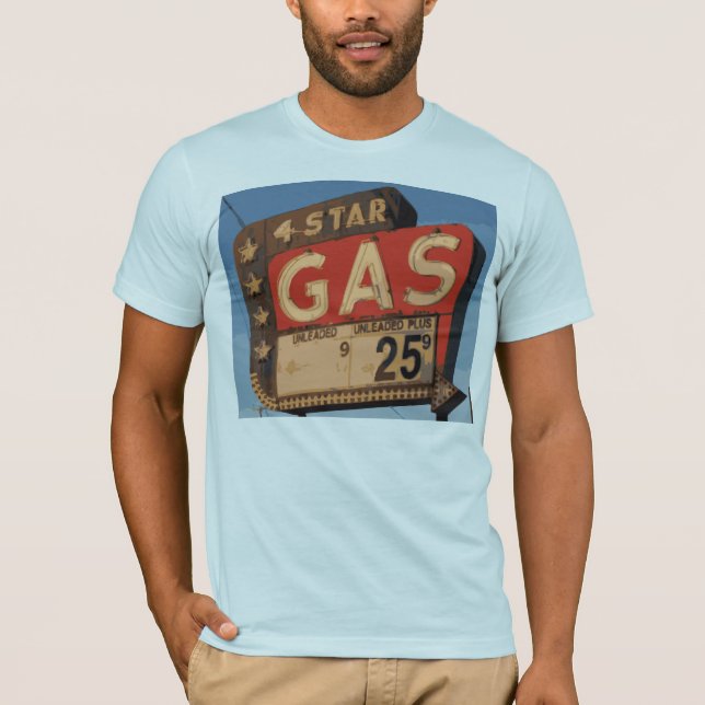 T-shirt chemise du gaz 4star (illustration) (Devant)