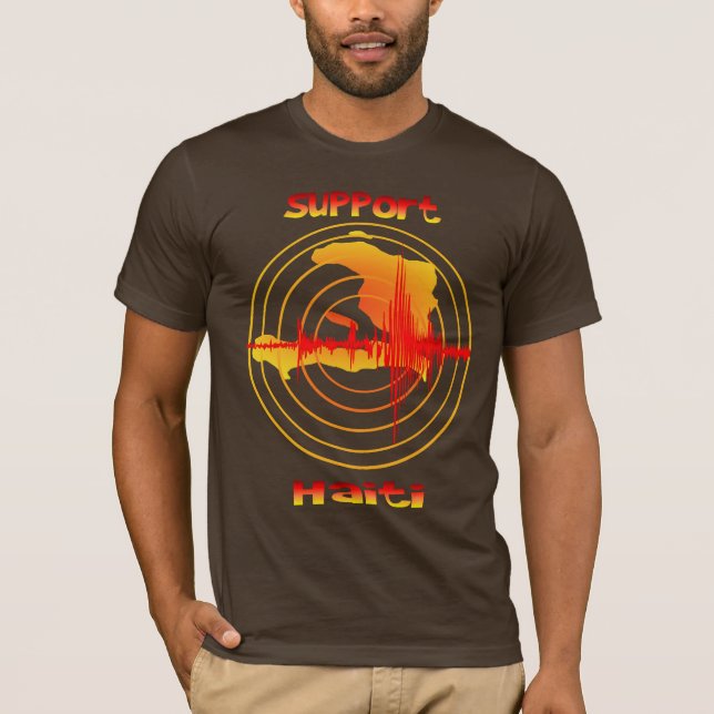 T-shirt Chemise du Haïti de soutien (Devant)