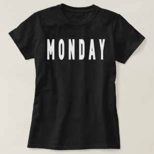 T-shirt Chemise du jour, Jour de la semaine, Chemise du lu