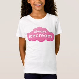 T-Shirt Chemise du logo Toujours Icecream