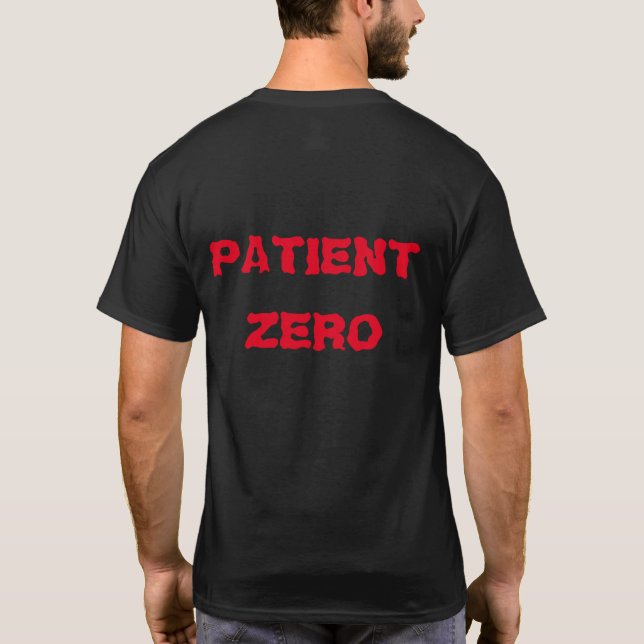 T-shirt Chemise du logo Zero et Pax Pox du patient (Dos)