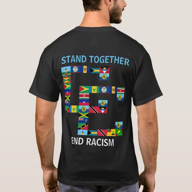 T-shirt Chemise du mouvement 'too black' (Dos)