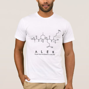 T-shirt Chemise du nom du peptide Alek