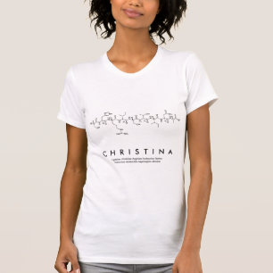 T-shirt Chemise du nom du peptide Christina