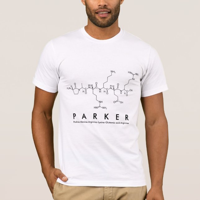 T-shirt Chemise du nom du peptide Parker (Devant)