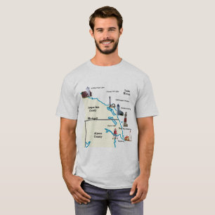 T-shirt Chemise du phare Presque Isle & Alpena County