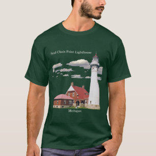 T-shirt Chemise du phare Seul Choix Point foncé