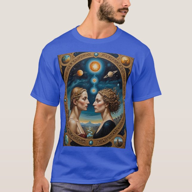T-shirt Chemise du portail des déesses jumelles célestes (Devant)