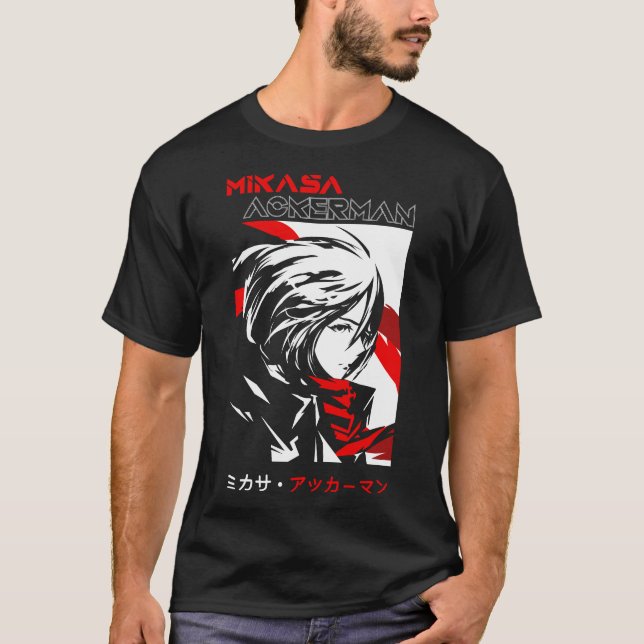T-shirt Chemise du régiment de scouts Eren Yeager (Devant)