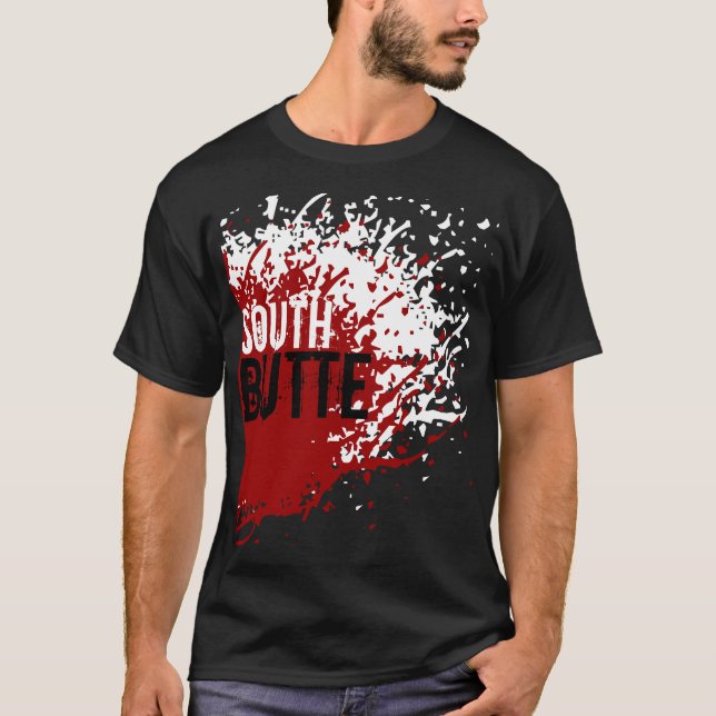T-shirt Chemise du sud de tache de butte (Devant)