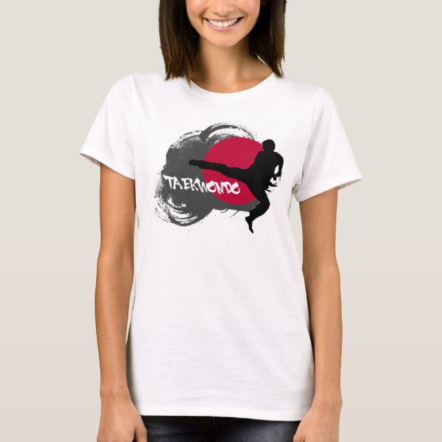 T-shirt Chemise du Taekwondo des femmes (Devant)