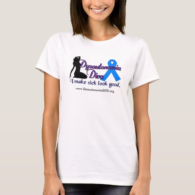 T-shirt Chemise Dysautonomia Diva (Devant)