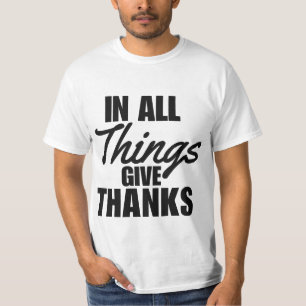 T-shirt Chemise Écriture En Toutes Choses Hommes