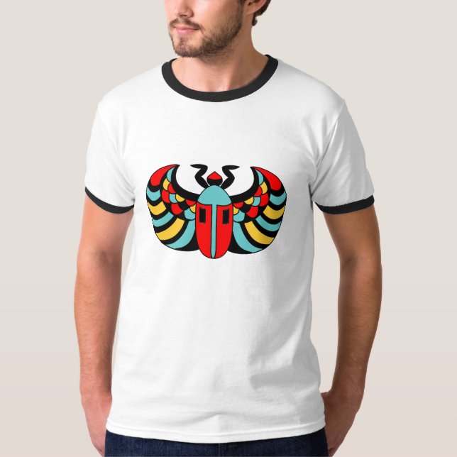 T-shirt Chemise égyptienne Scarab Beetle (Devant)