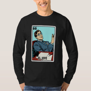 T-shirt Chemise El Jefe Hommes Loterie Mexicaine Dia De Lo