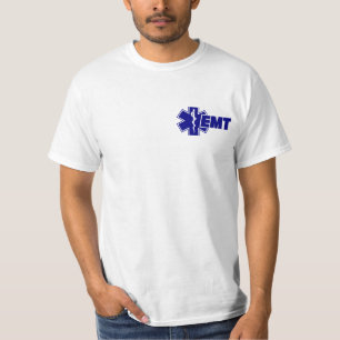 T-shirt Chemise Emt Star of Life, cadeau de pompier