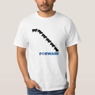 T-SHIRT CHEMISE EN AVANT DE PARODIE D'OBAMA