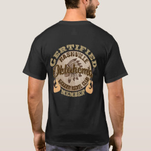 T-shirt Chemise en bois de club de nickel de Nashville de