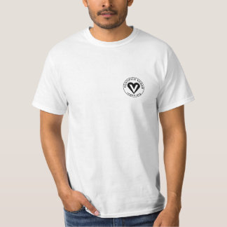 T-shirt Chemise en coton végétalienne certifiée avec le