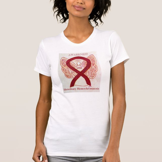 T-shirt Chemise en ruban Hémochromatose héréditaire (Devant)
