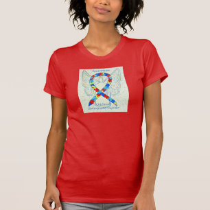 T-shirt Chemise en ruban pour désintégration de l'enfance