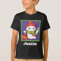 Chemise Enfant Halloween Fantôme Saison Chute Effr