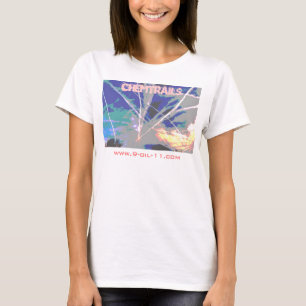 T-shirt Chemise entrecroisée de ciel de Chemtrails