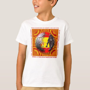 T-shirt Chemise espagnole de gagnants de football du
