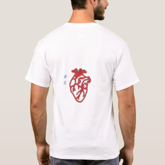 T-shirt Chemise esthétique cœur humain