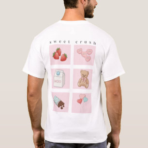 T-shirt Chemise esthétique mignonne Sweet Crush