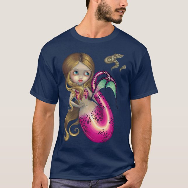 T-shirt Chemise étonnée de sirène (Devant)