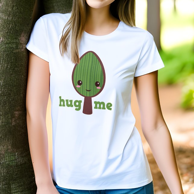 T-shirt Chemise Étreignez-Moi Arbre Kawaii (Créateur téléchargé)